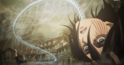 Eren yeager transforming into the titan founder
