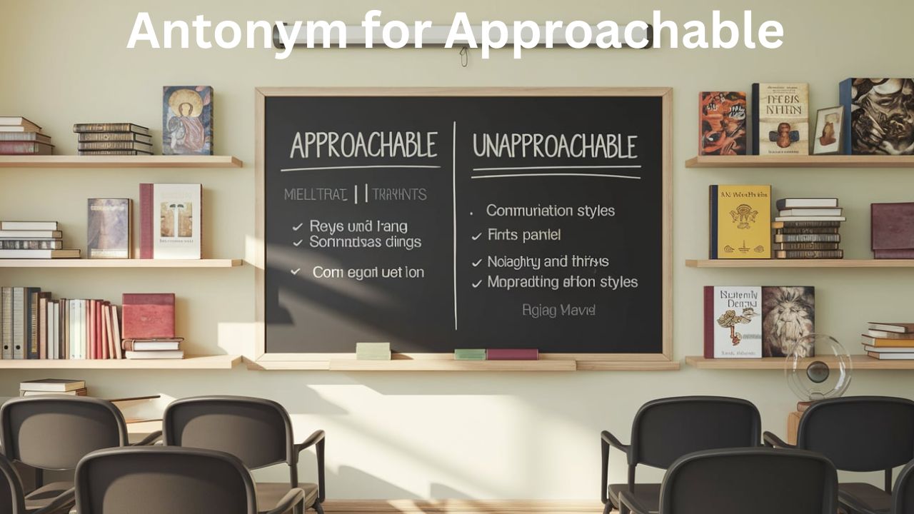 Antonym for Approachable
