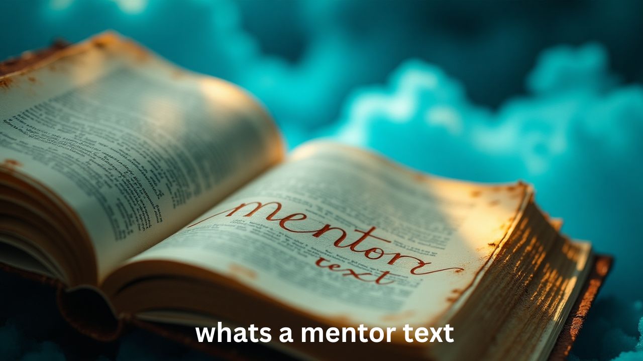 What's a Mentor Text