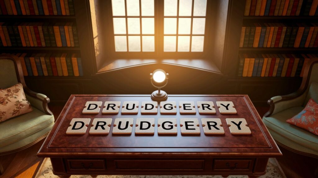 Drudgery 7 Little Words