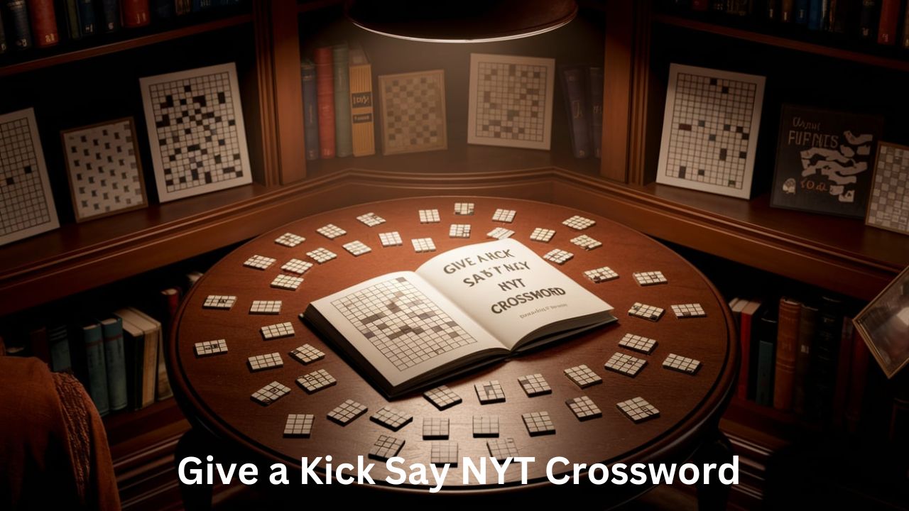 Give a Kick Say NYT Crossword