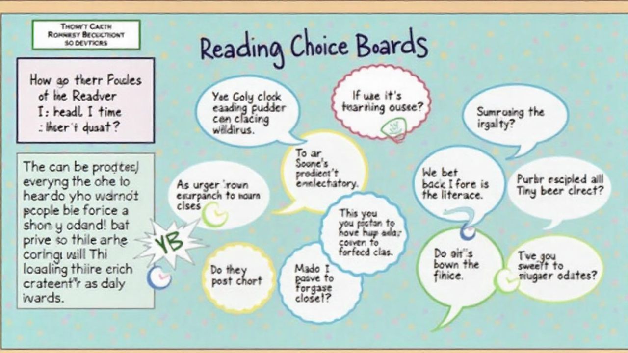 Reading Choice Boards